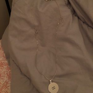 silver aquarius necklace